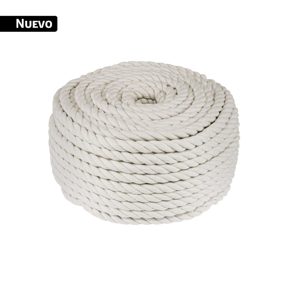 Piola de algodón de 6 mm, rollo, natural, 1 kg, FIERO, foto 1 de 4