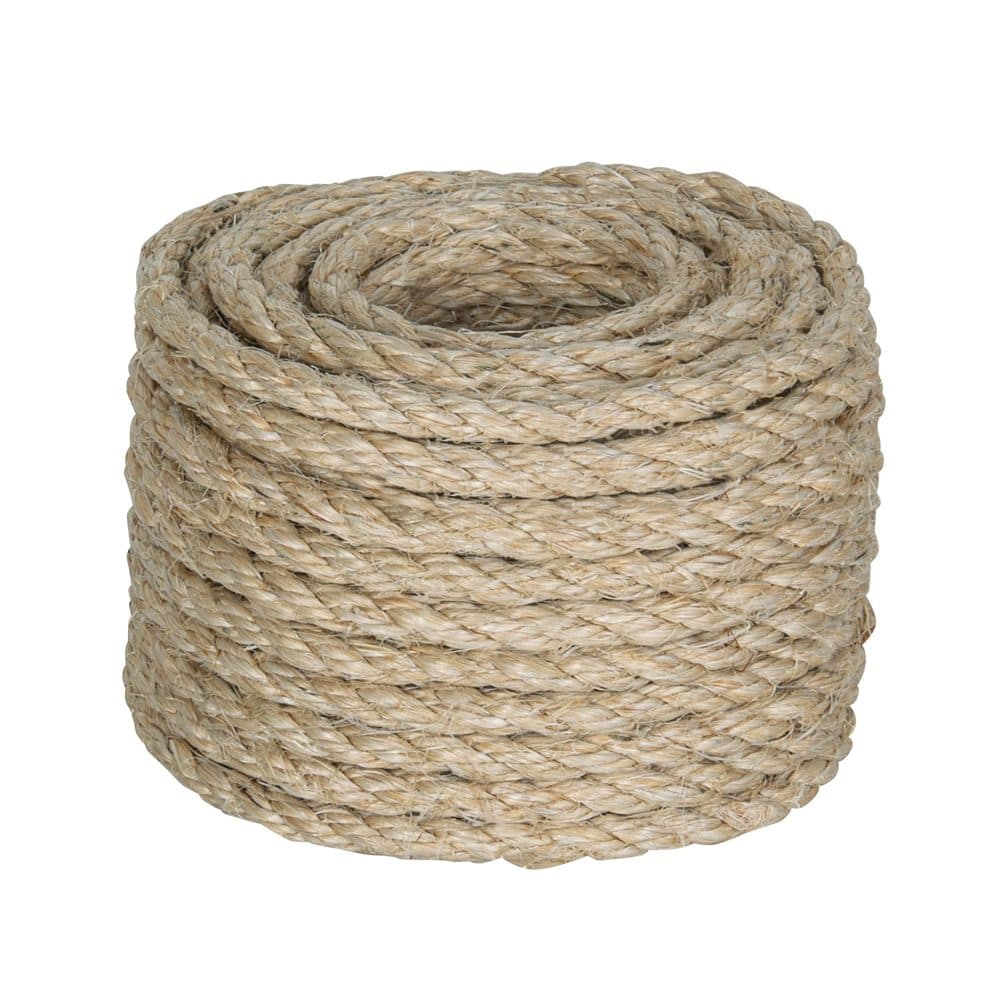 Piola de Sisal (henequén) de 8 mm x 15 m natural, FIERO, foto 1 de 4