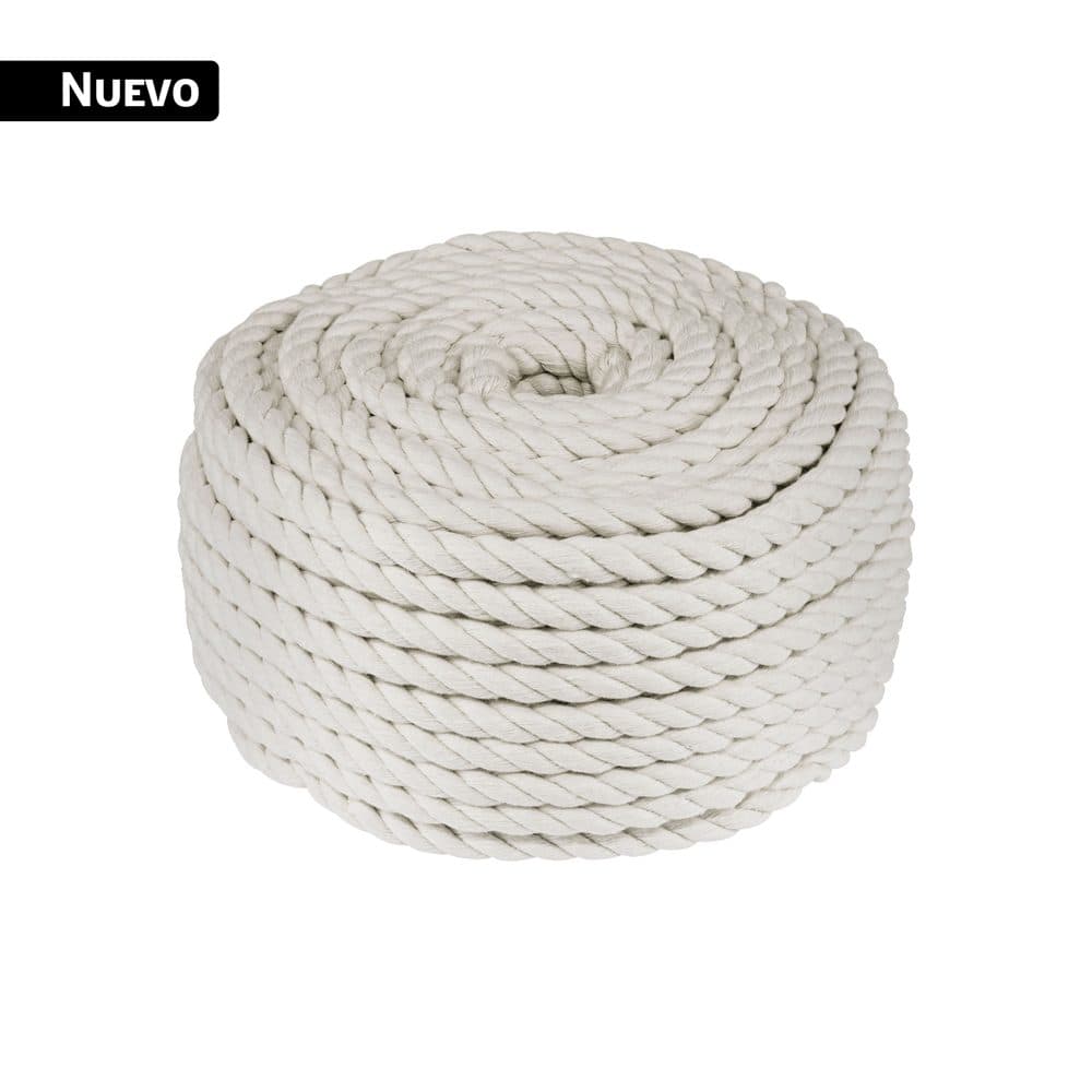 Piola de algodón de 8 mm, rollo, natural, 1 kg, FIERO, foto 1 de 4