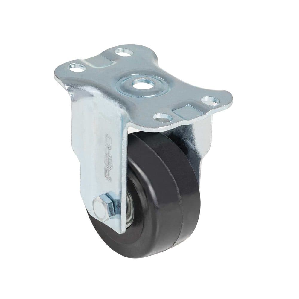 Rodaja uso múltiple 2", hule, placa fija, balero, FIERO, foto 1 de 1