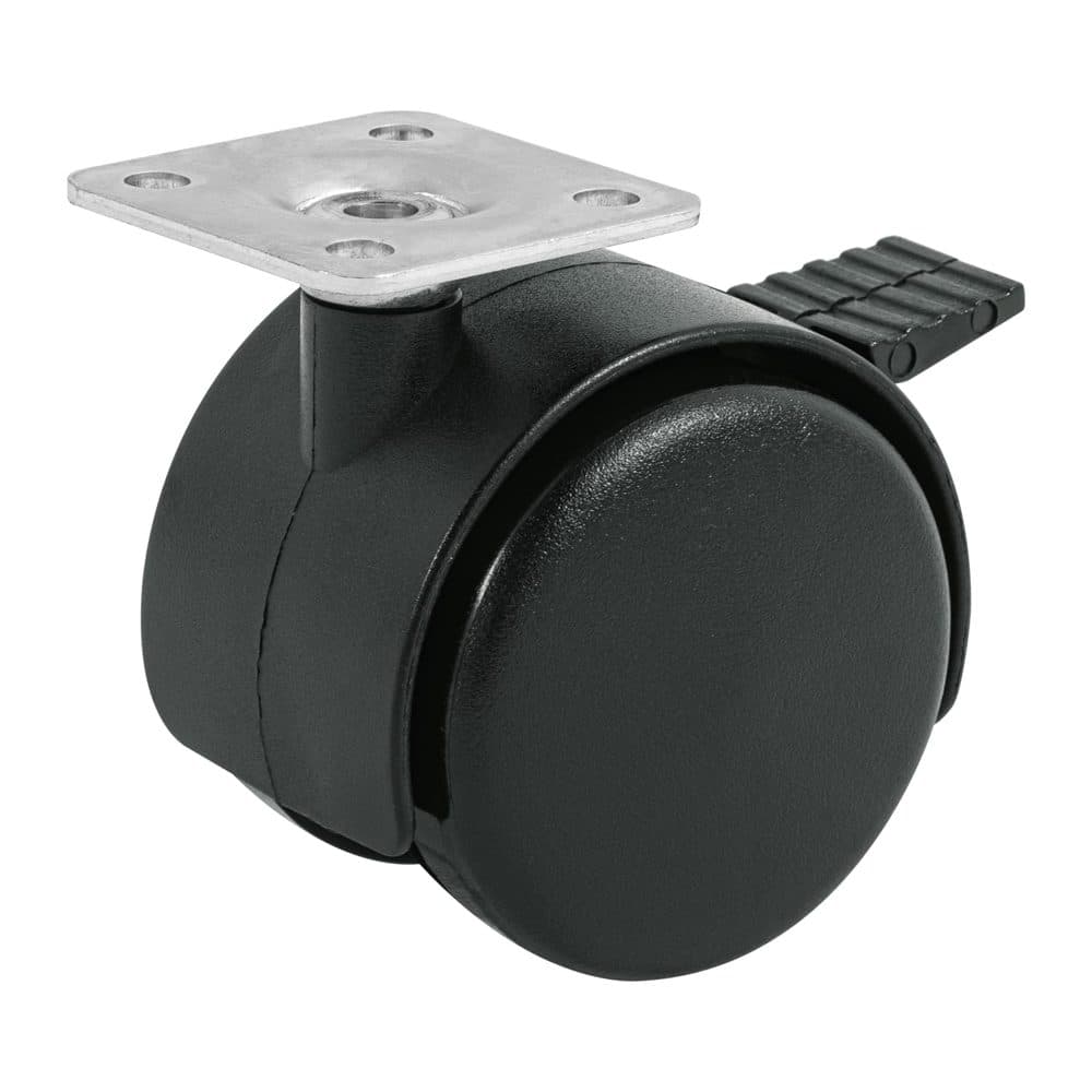 Rodaja uso múltiple 50 mm, tipo yoyo, placa con freno, FIERO, foto 1 de 4