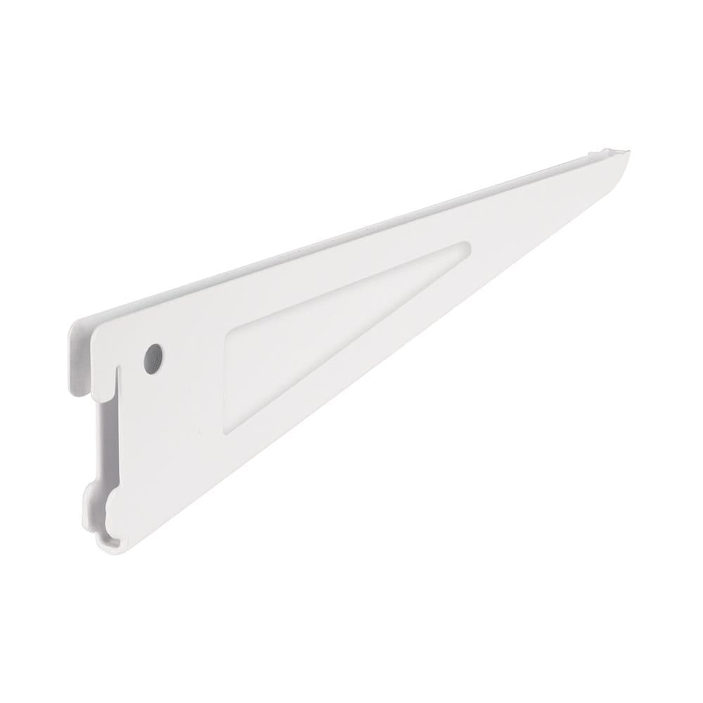 Ménsula plana blanca para cremallera doble, 27cm, FIERO, foto 1 de 4