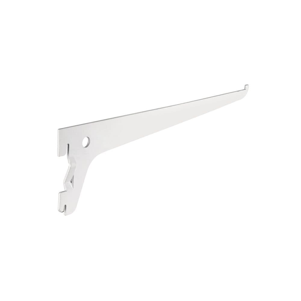 Ménsula plana blanca para cremallera sencilla, 25cm, FIERO, foto 1 de 4