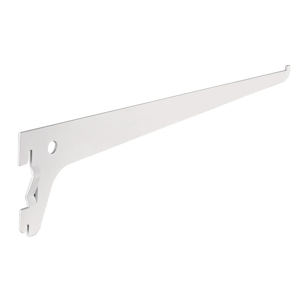 Ménsula plana blanca para cremallera sencilla, 30cm, FIERO, foto 1 de 4