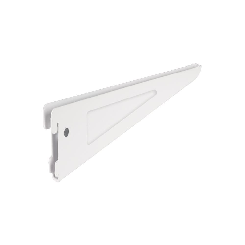 Ménsula plana blanca para cremallera doble, 22cm, FIERO, foto 1 de 4