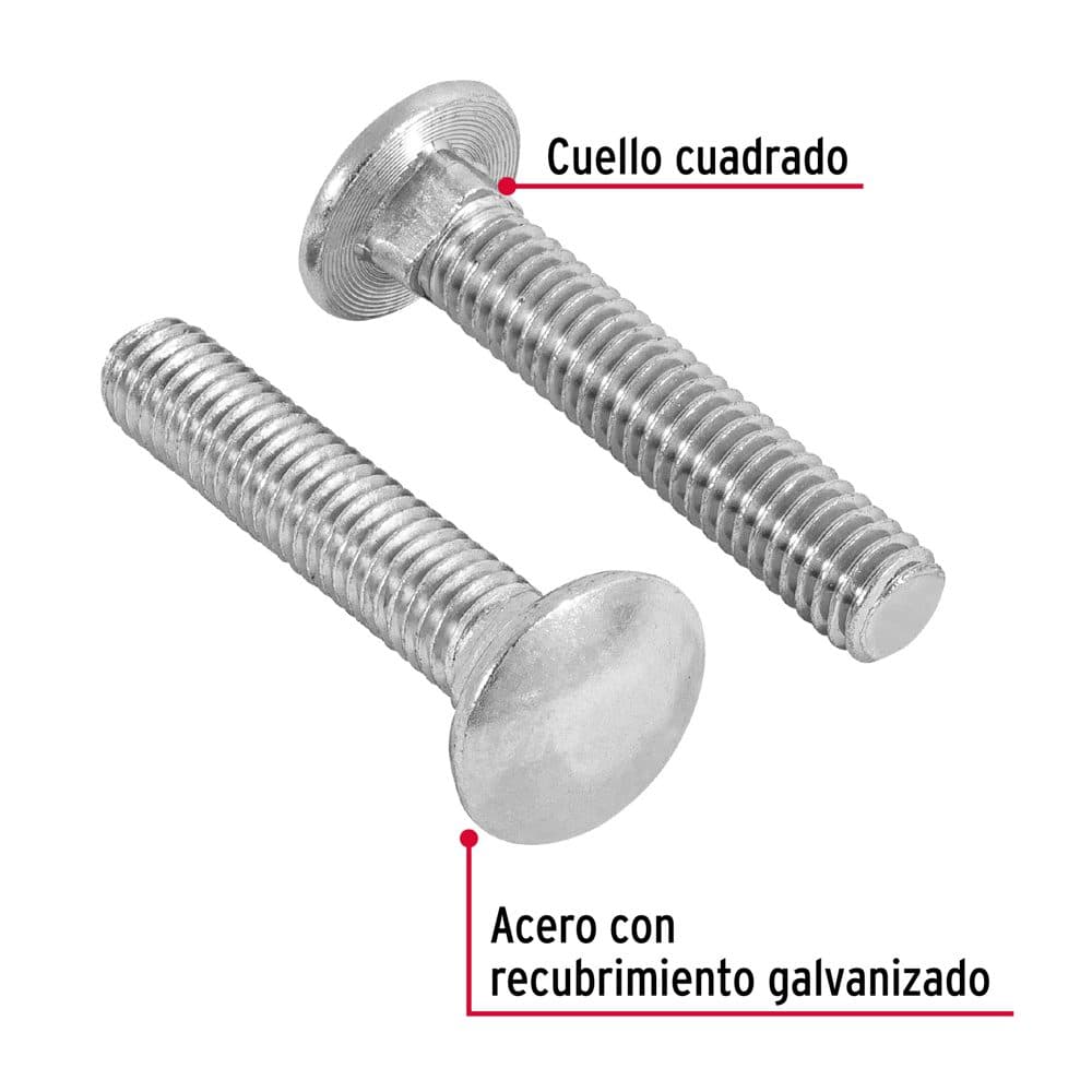 Bolsa con 60 tornillos 3/8" x 2" tipo coche, FIERO, foto 1 de 4