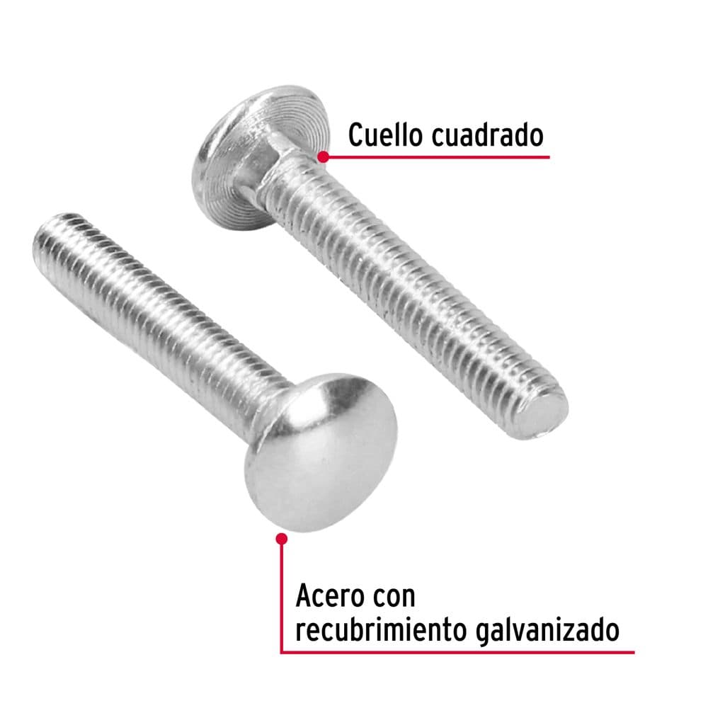 Bolsa con 80 tornillos 5/16" x 2" tipo coche, FIERO, foto 1 de 4