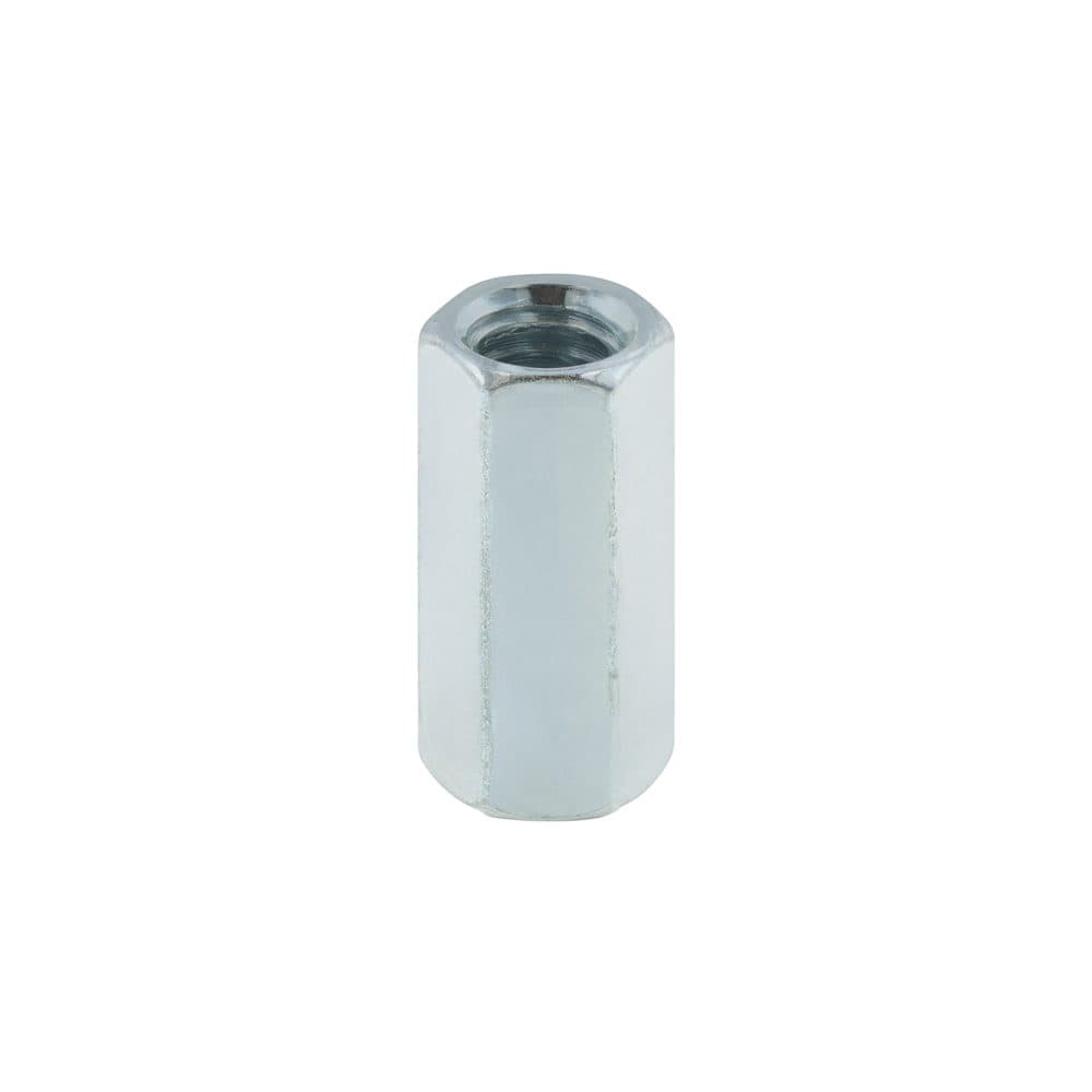 Bolsa con 5 tuercas cople, 1/4" acero galvanizado , FIERO