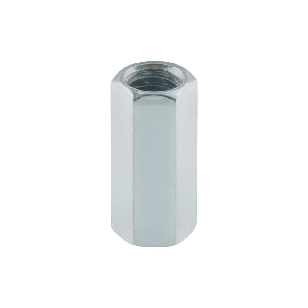 Bolsa con 5 tuercas cople, 3/8" acero galvanizado , FIERO