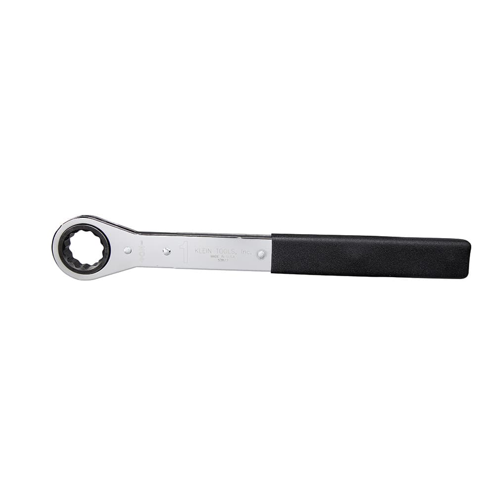 Klein Tools Llave con extremo estriado y matraca de 1''