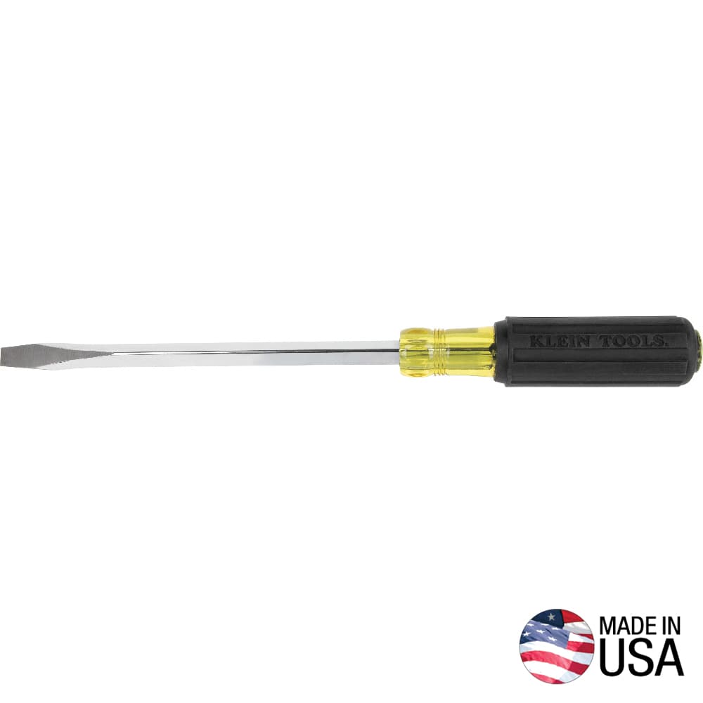Klein Tools Desarmador de punta plana de 1 cm con barra cuadrada de 31 cm, foto 1 de 4