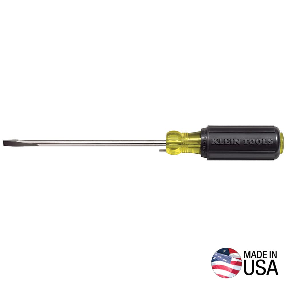 Klein Tools Desarmador de punta cabinet con barra de 152 mm para doblar cables, foto 1 de 4