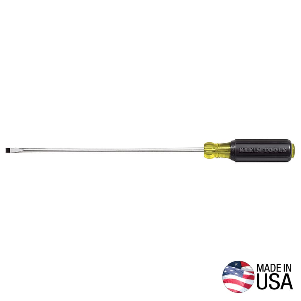 Klein Tools Desarmador miniatura de punta cabinet de 0,3 cm con barra redonda de 15 cm, foto 1 de 2