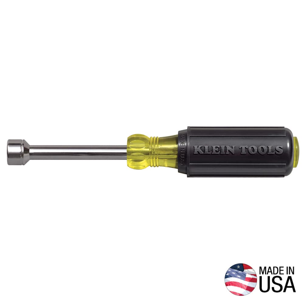 Klein Tools Desarmador de caja de 11 mm con barra hueca de 76 mm