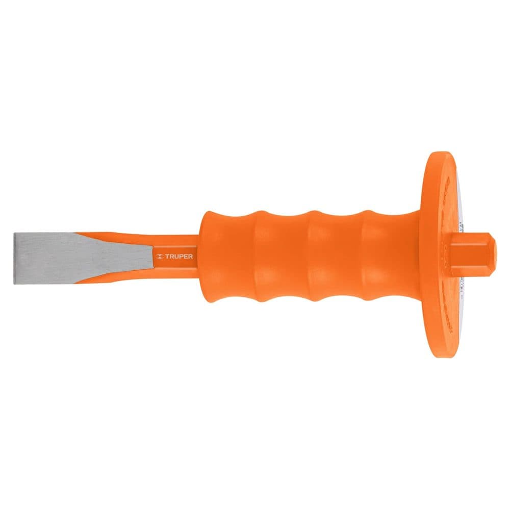 Cincel de corte frío 7/8 x 8" con grip, TRUPER