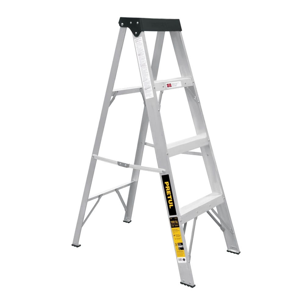 Truper Escalera de tijera, tipo III, 3 peldaños, PRETUL