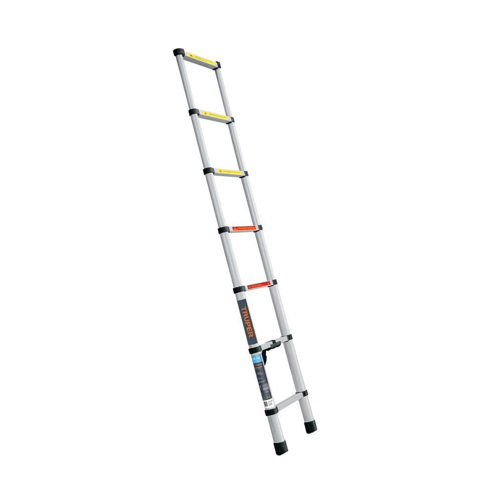 Escalera telescópica, 7 peldaños, capacidad 100 kg, TRUPER