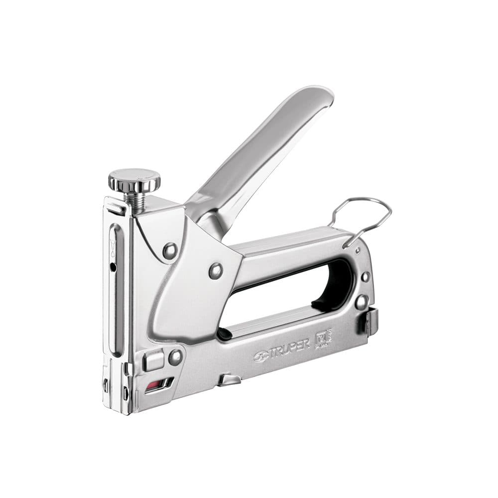 Truper Engrapadora tipo pistola para ¼",5/16", 3/8", con 200 grapas