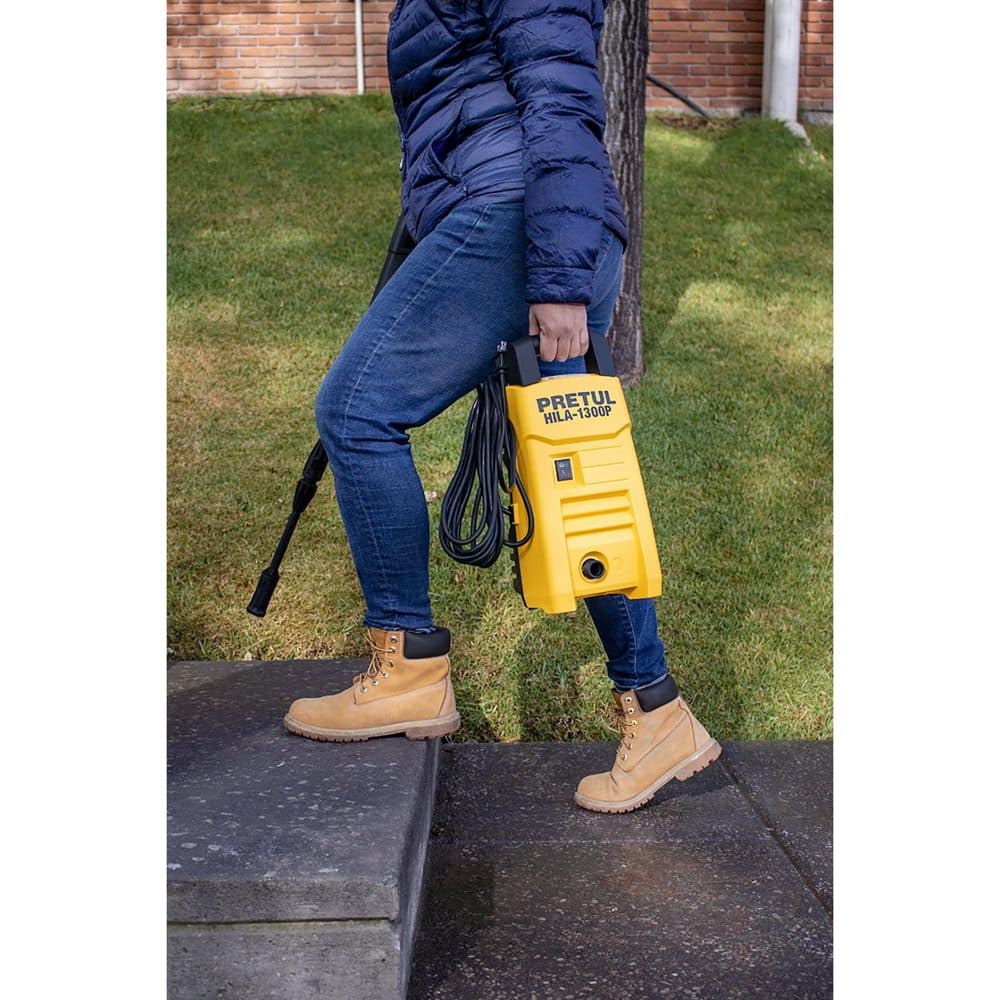 Truper Hidrolavadora eléctrica 1300 PSI, PRETUL