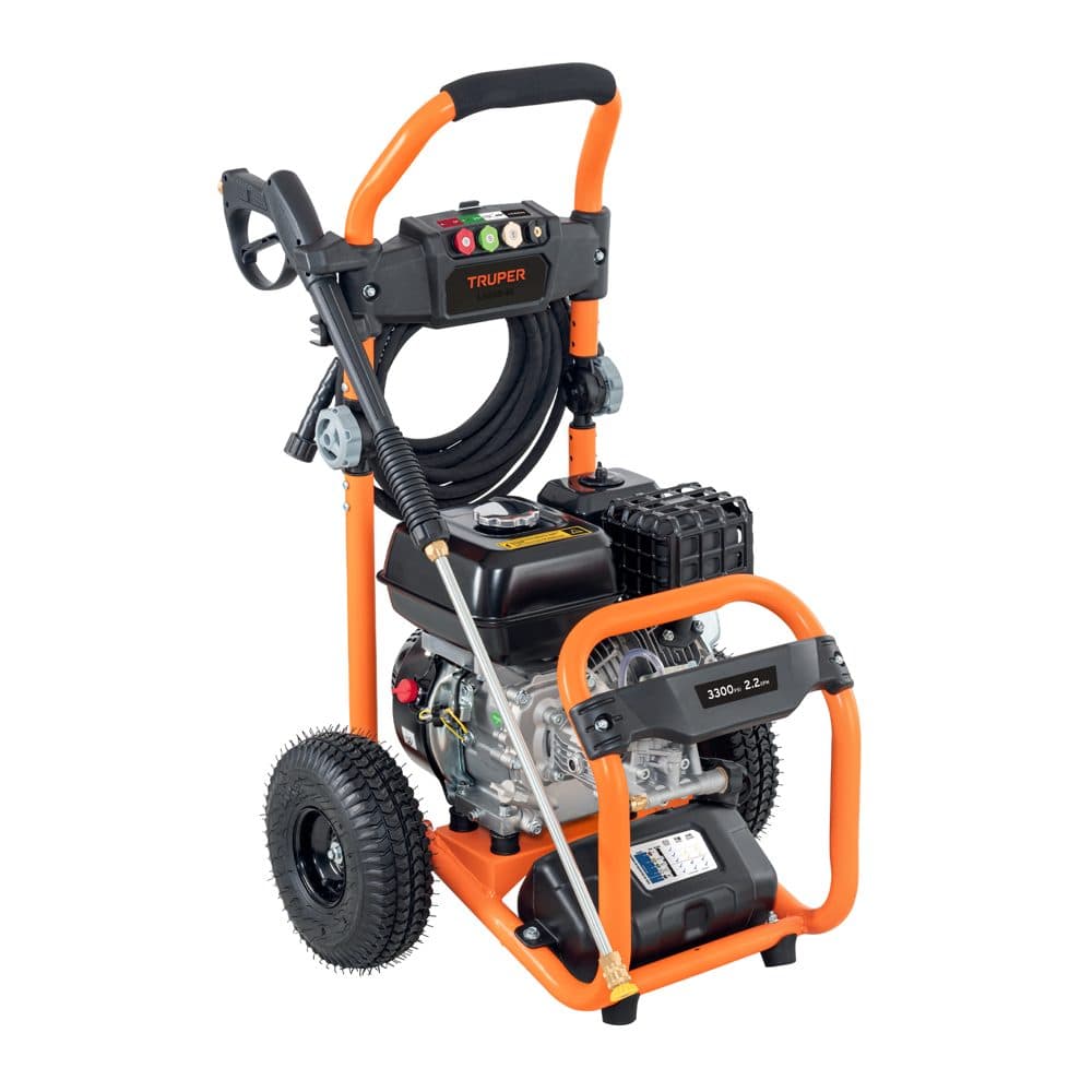 Hidrolavadora con motor a gasolina, 3,300 PSI, TRUPER