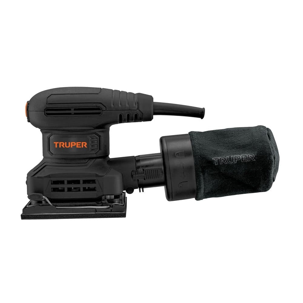 Lijadora orbital 1/4 hoja, 300W, TRUPER INDUSTRIAL