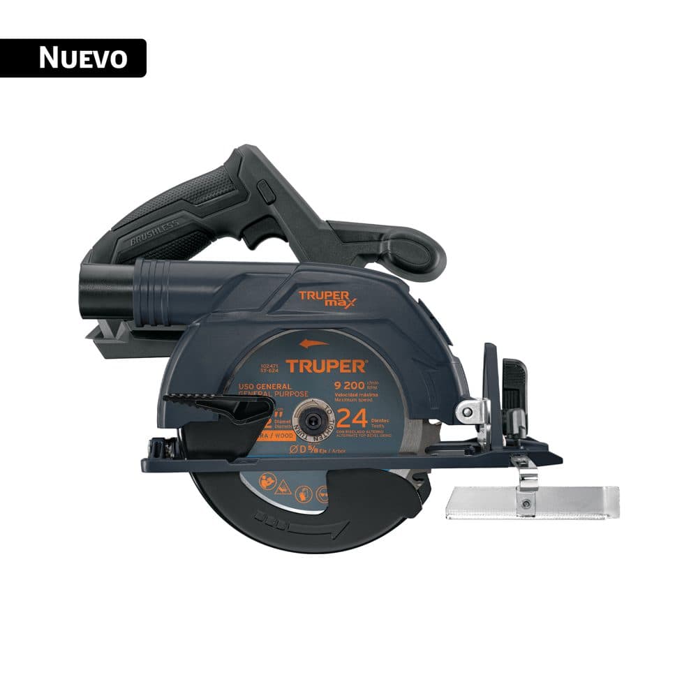Sierra circular 6-1/2", 20V, s/accesorios, TRUPER MAX