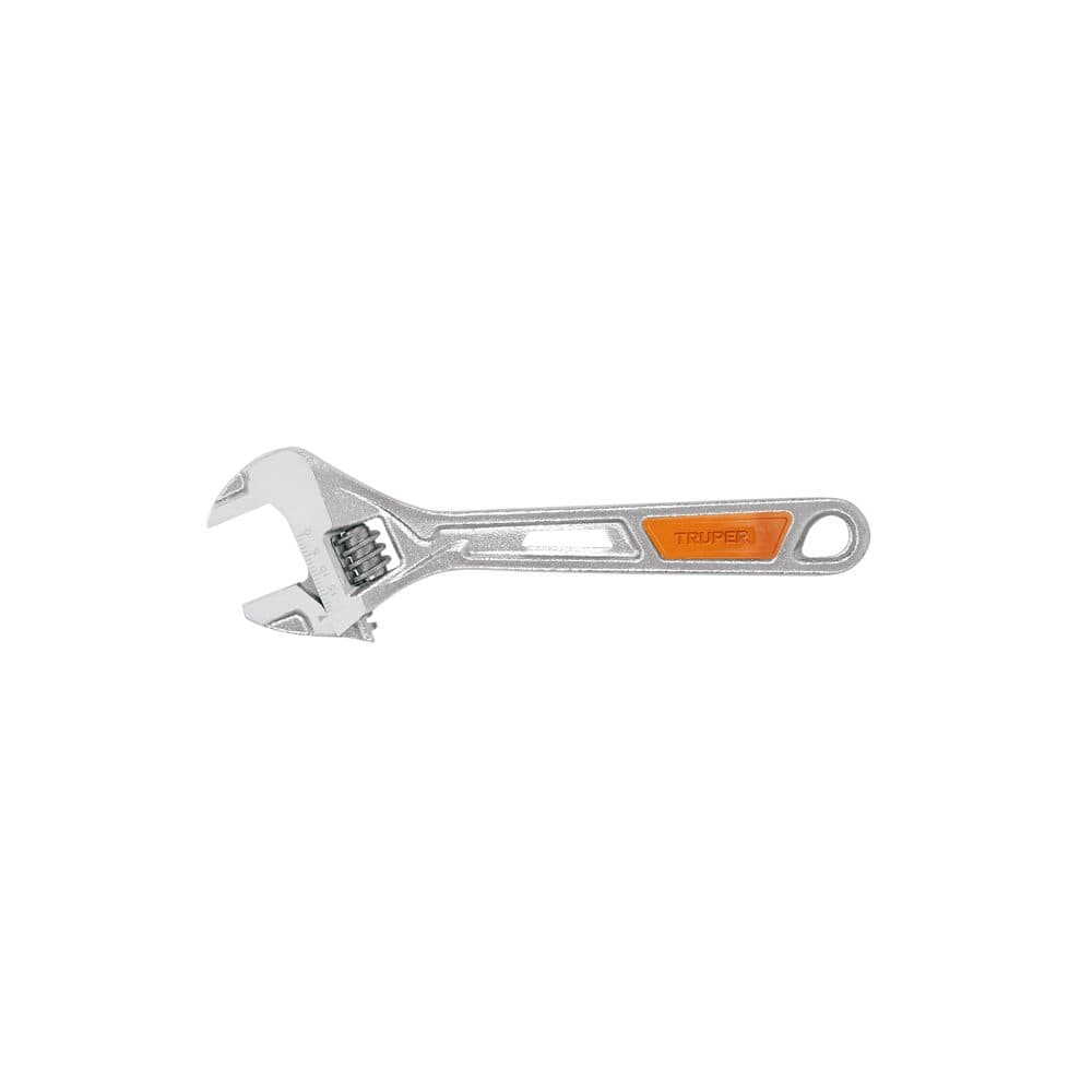 Truper Llave ajustable (perico) 6" cromada, TR