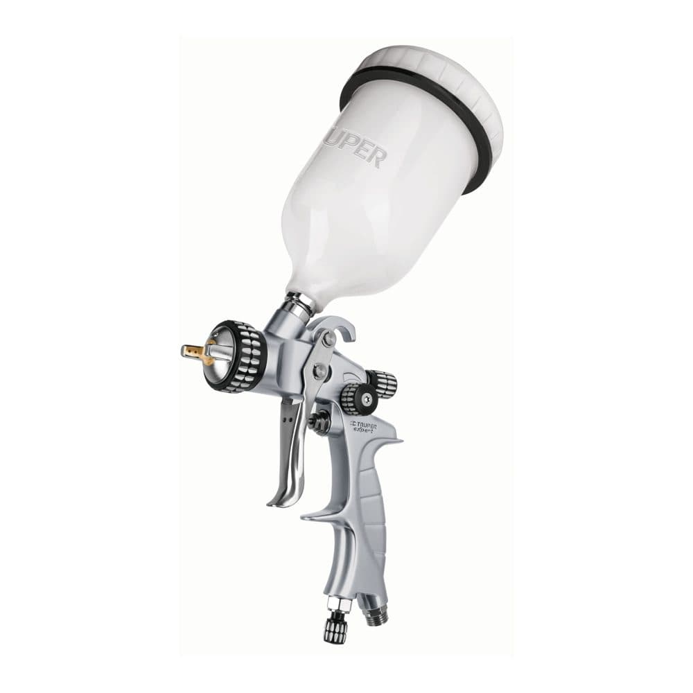 Truper Pistola para pintar LVMP vaso plástico, 1.4 mm, EXPERT