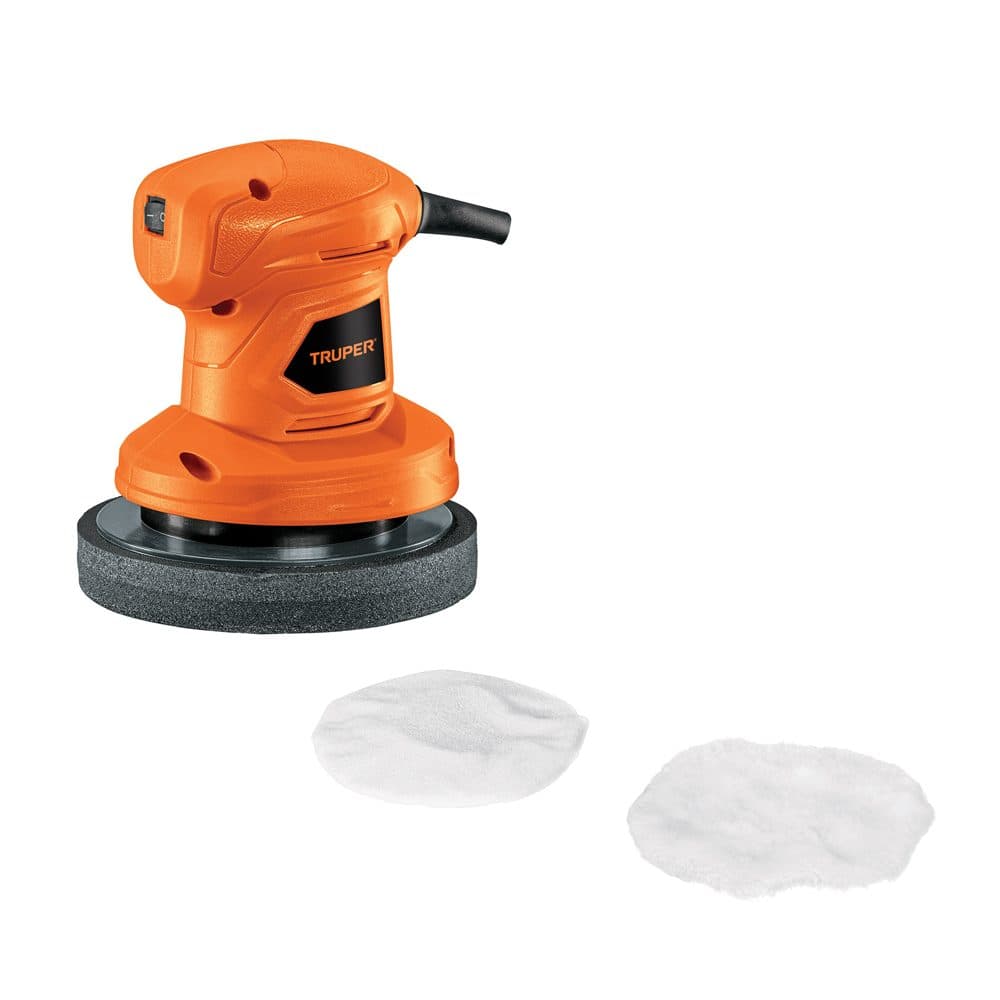 Pulidora roto-orbital compacta 6", 45W, TRUPER PRO