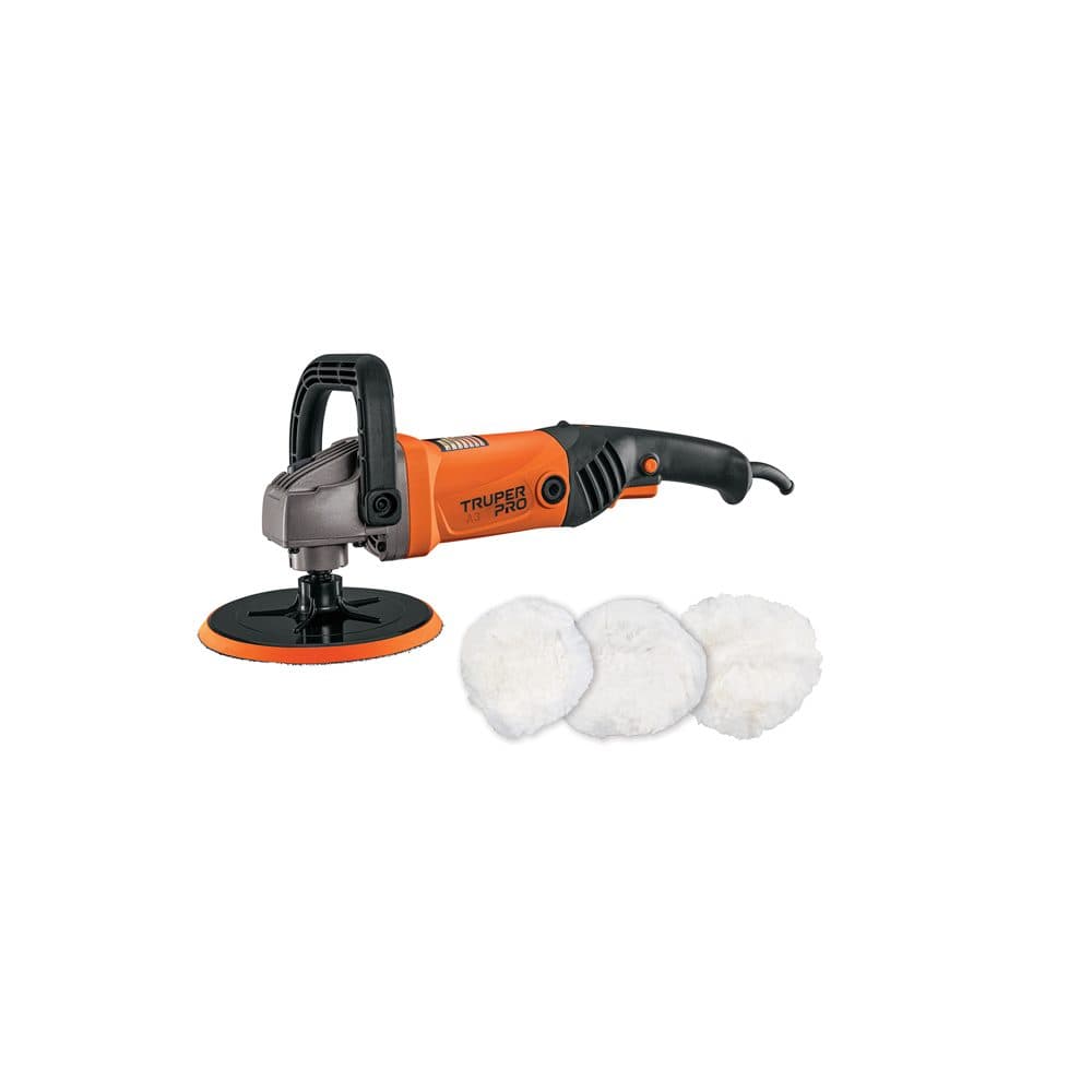 Pulidora rotativa 7", 1200W, TRUPER PRO