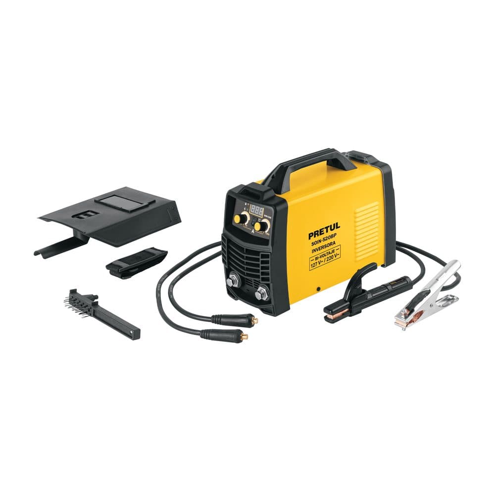 Truper Soldadora inversora 200A, bi-voltaje, Serie 500, PRETUL