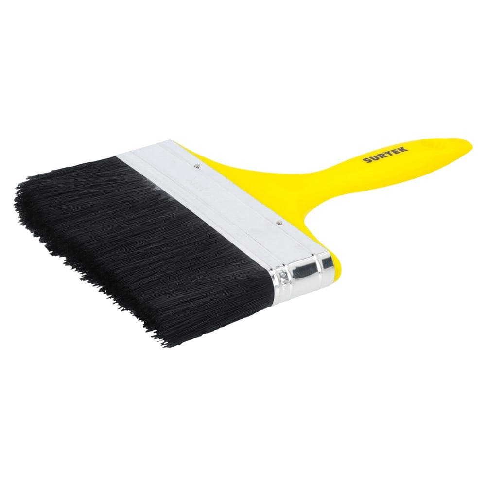 Surtek Brocha de cerdas naturales con mango plástico 6" x 60 mm, grosor de cerda 18 mm