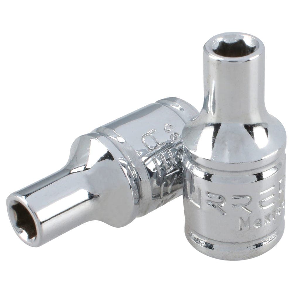 Urrea Dado cuadro de 1/4", 6 puntas, en pulgadas, 3/16"