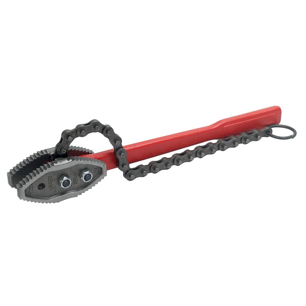 Urrea Llave de cadena tipo caimán para tubos de 1-1/2", 13"