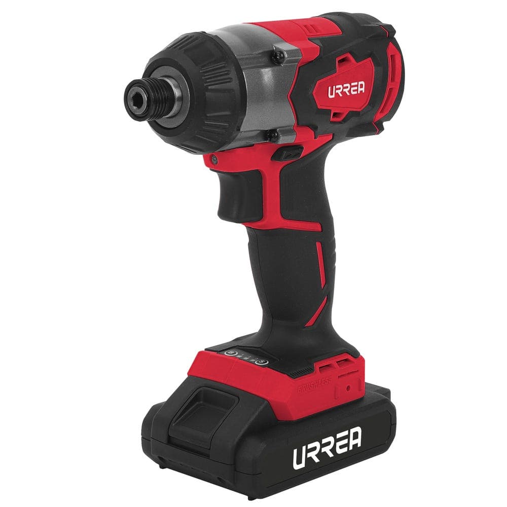 Urrea Atornillador de impacto 1/4" a batería Litio-ion 20 V, 280 Nm