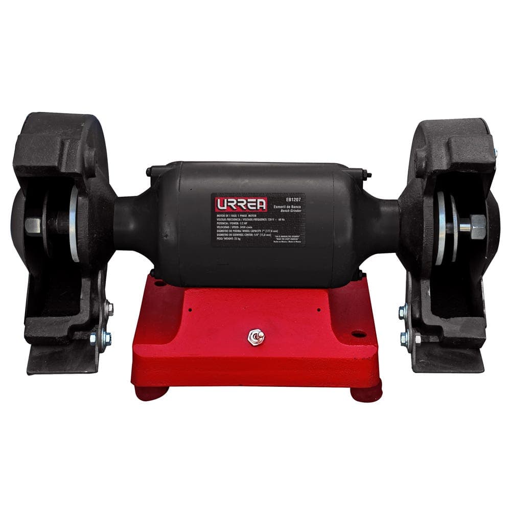 Urrea Esmeril de banco 7" 373 W 120V, 3450 RPM 1 fase