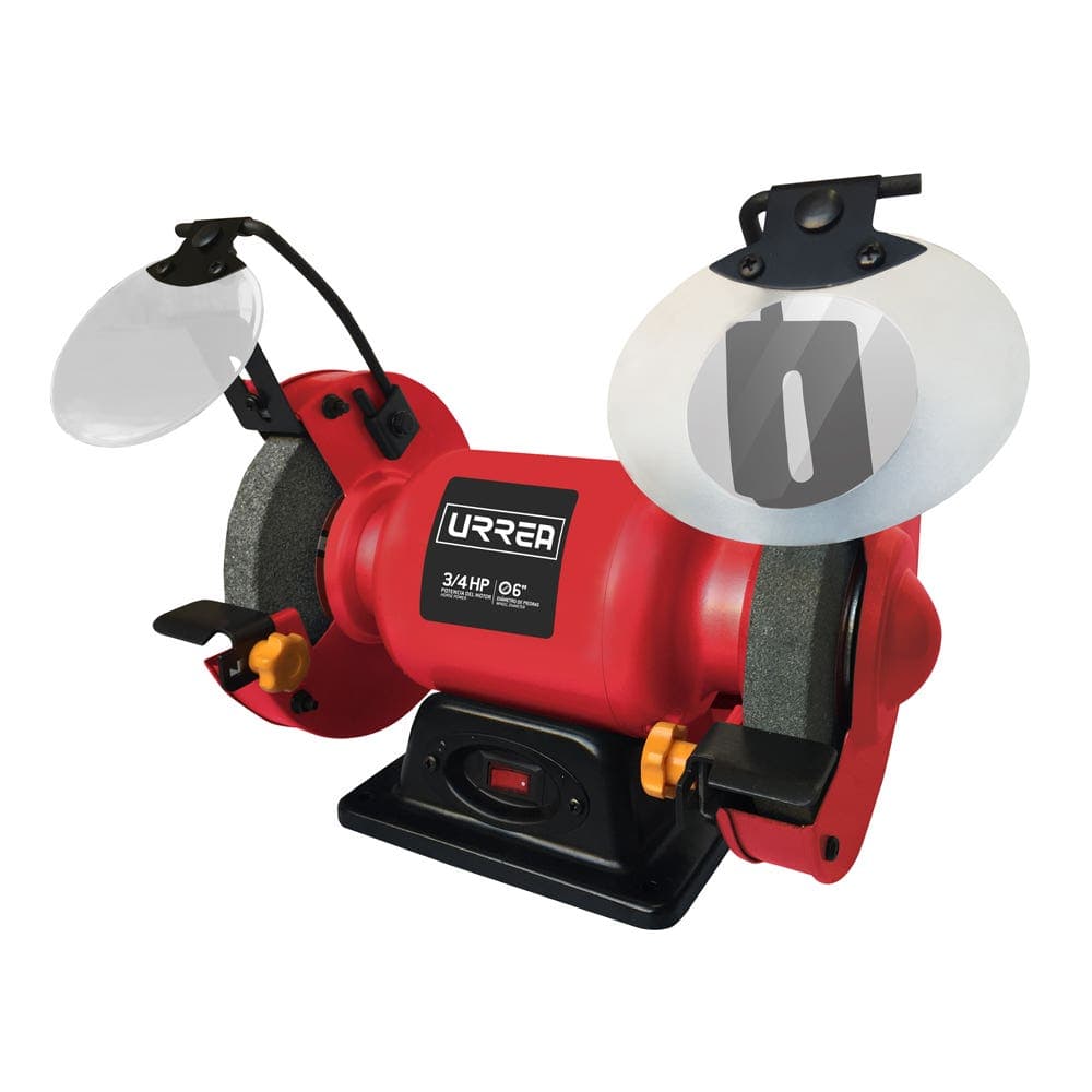 Urrea Esmeril de banco 6" 3/4 HP 570 W 127 V, 3450 RPM