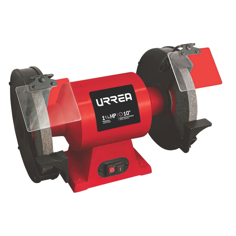 Urrea Esmeril de banco 10" 1 1/4 HP 900 W 127 V, 1750 RPM