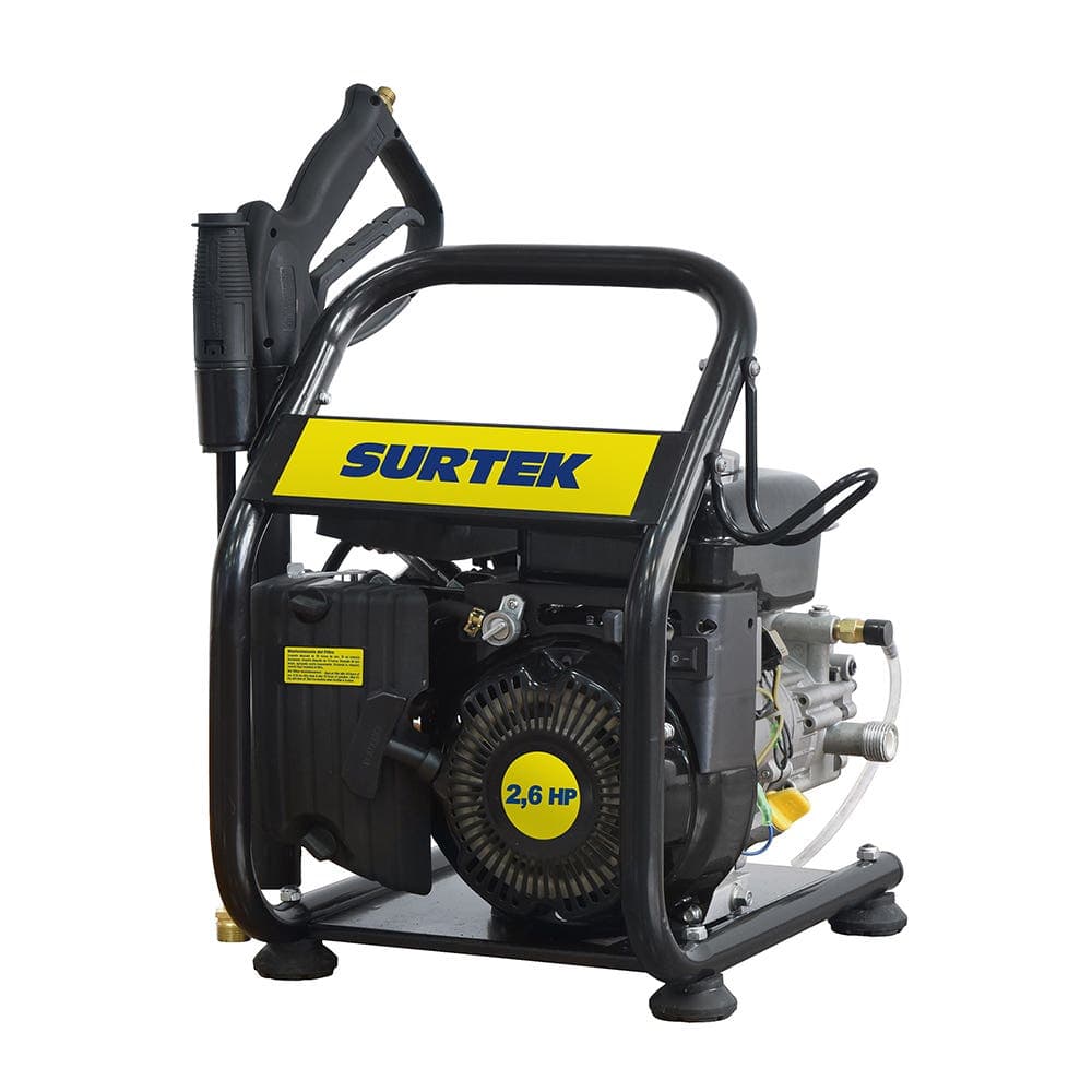 Surtek Hidrolavadora a gasolina 2.6 HP 1900 PSI, 5.4 Lt por minuto