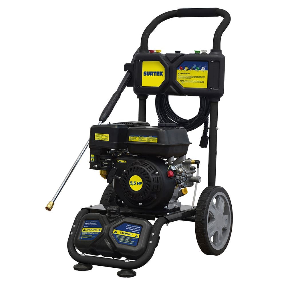 Surtek Hidrolavadora a gasolina 5.5 HP 2900 PSI, 7.2 Lt por minuto