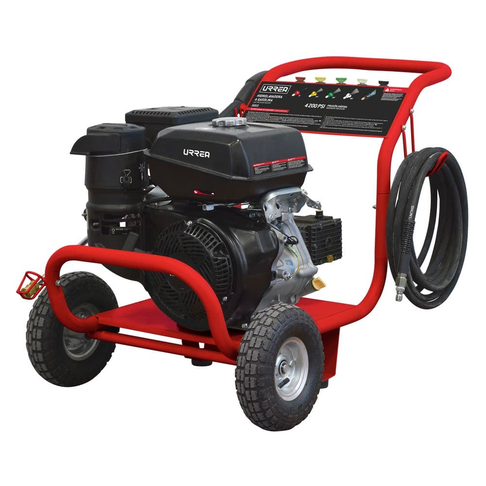 Urrea Hidrolavadora a gasolina 14 HP, 4200 PSI, 12.1 Lt por minuto