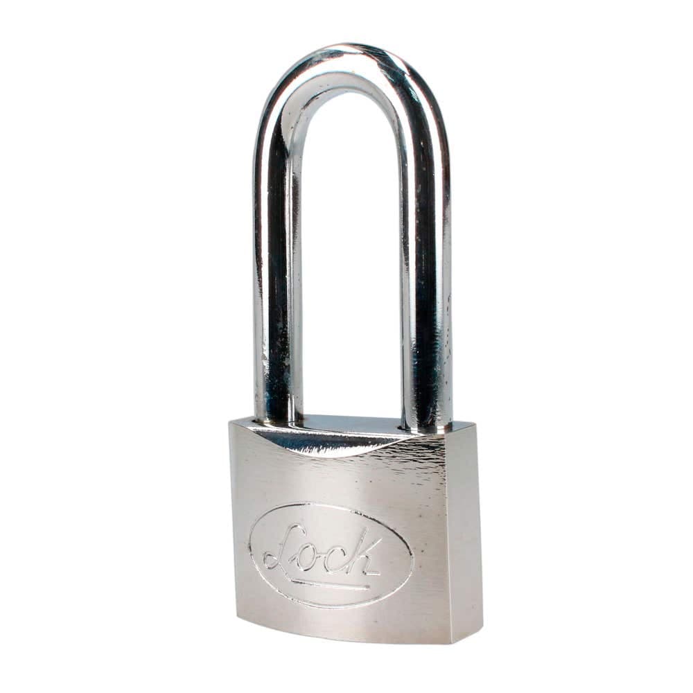 Lock Candado de acero largo 40 mm, llave de disco