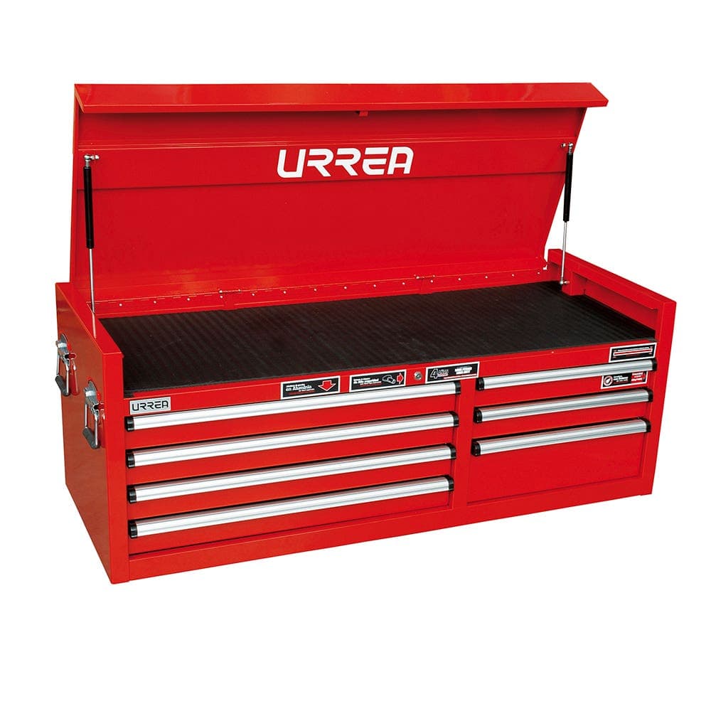 Urrea Gabinete superior 7 gavetas color rojo serie M 56"