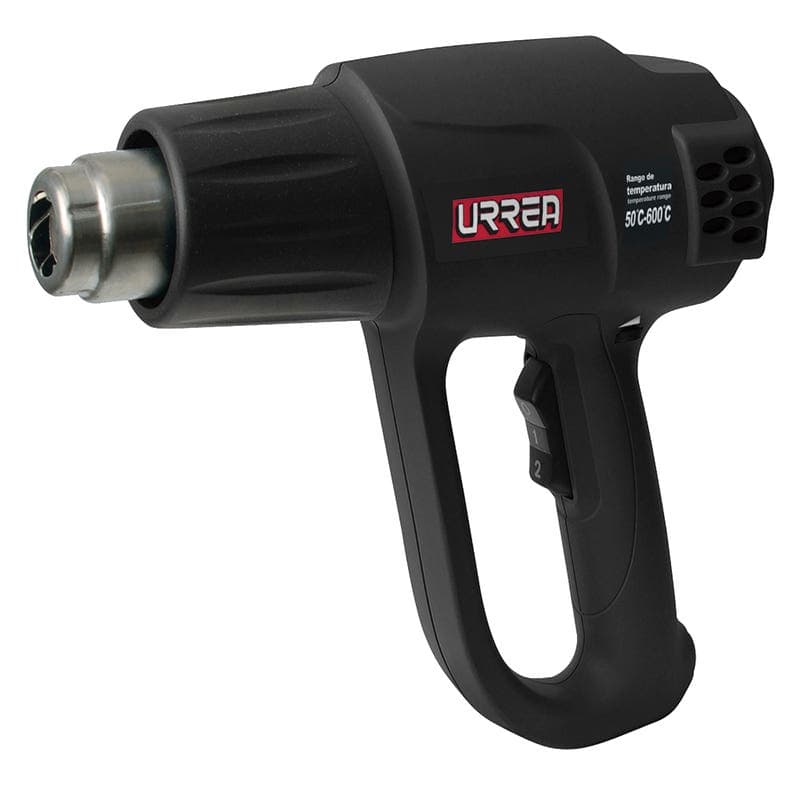 Urrea Pistola de calor contra sobrecalentamiento 1800 W, 50°C a 600°C, 120 V, 6 acc