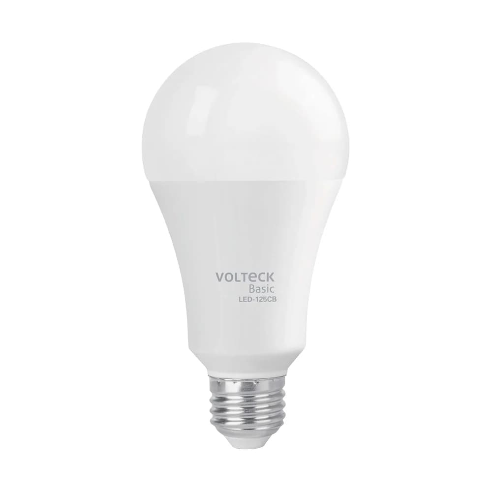 Foco LED 16W (100W) A22, 3000K blanca cálida, 1550 lm, BASIC Volteck LED-125CB