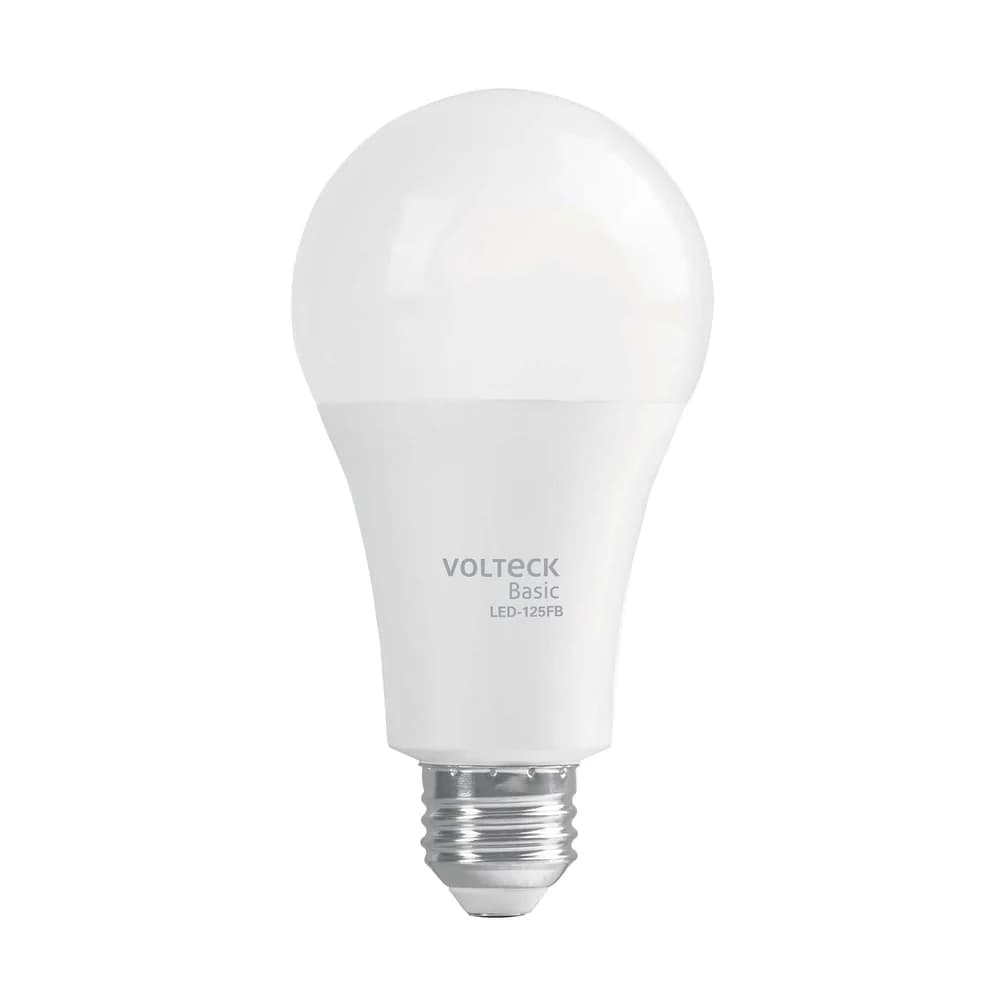 Foco LED 16W (100W) A22, 6500K blanca fría, 1550 lm, BASIC Volteck LED-125FB