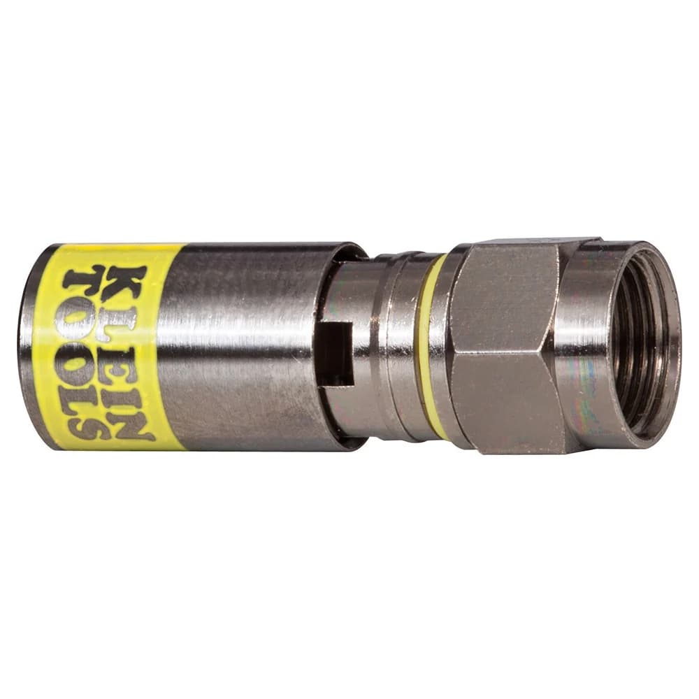 Conector F de compresión universales RG6/6Q 10 pzas Klein Tools VDV812-606