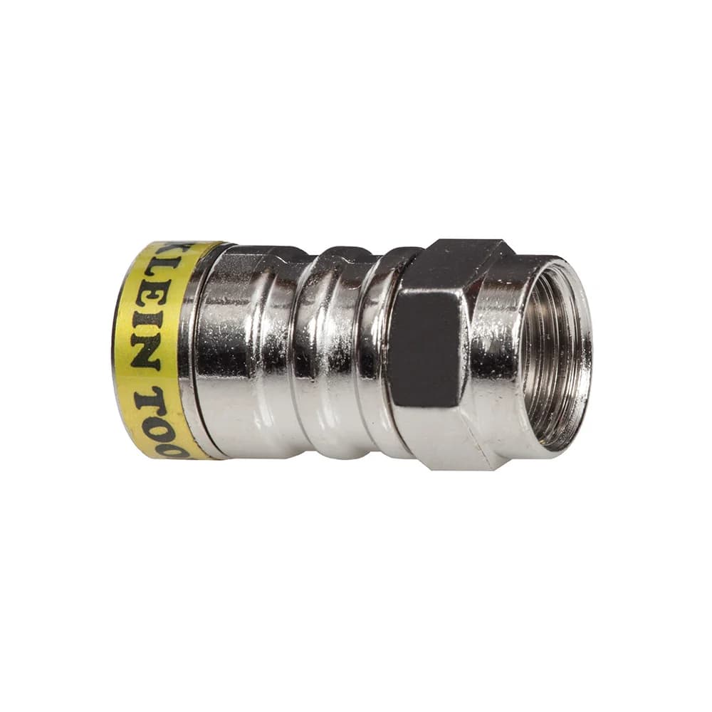 Conector F a presión RG6/6Q 10 pzas Klein Tools VDV812-627
