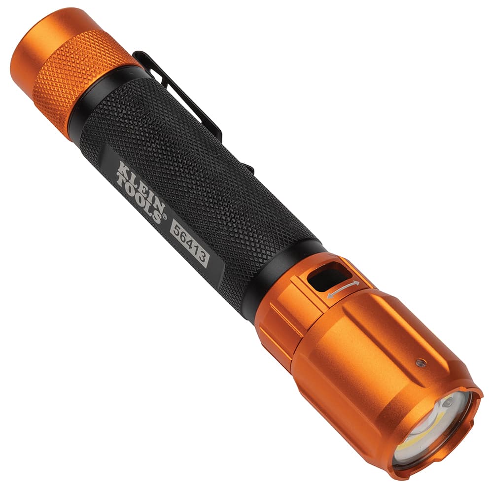Klein Tools Linterna LED recargable de 2 colores con funda