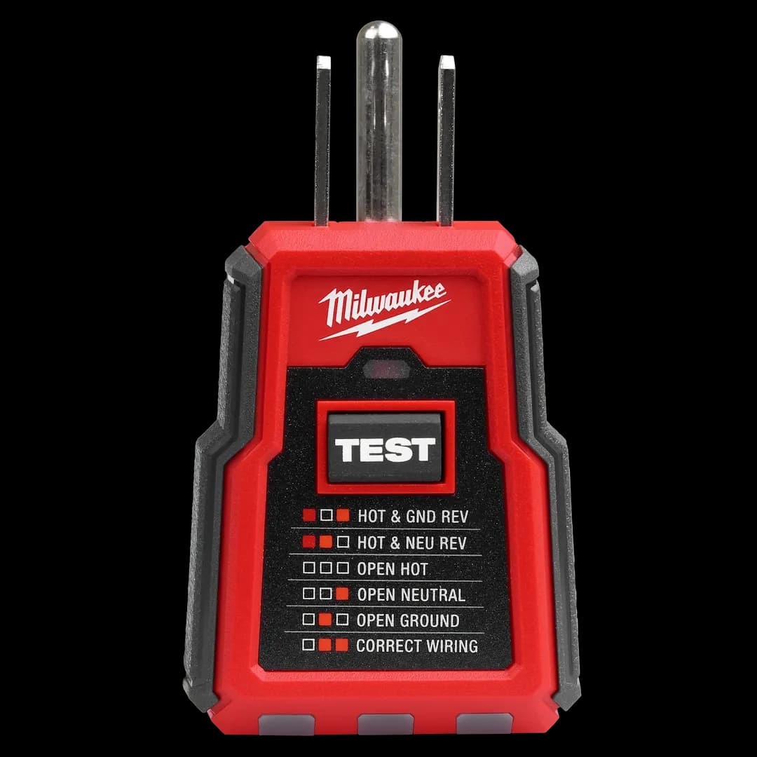 Milwaukee Probador de enchufes con GFCI